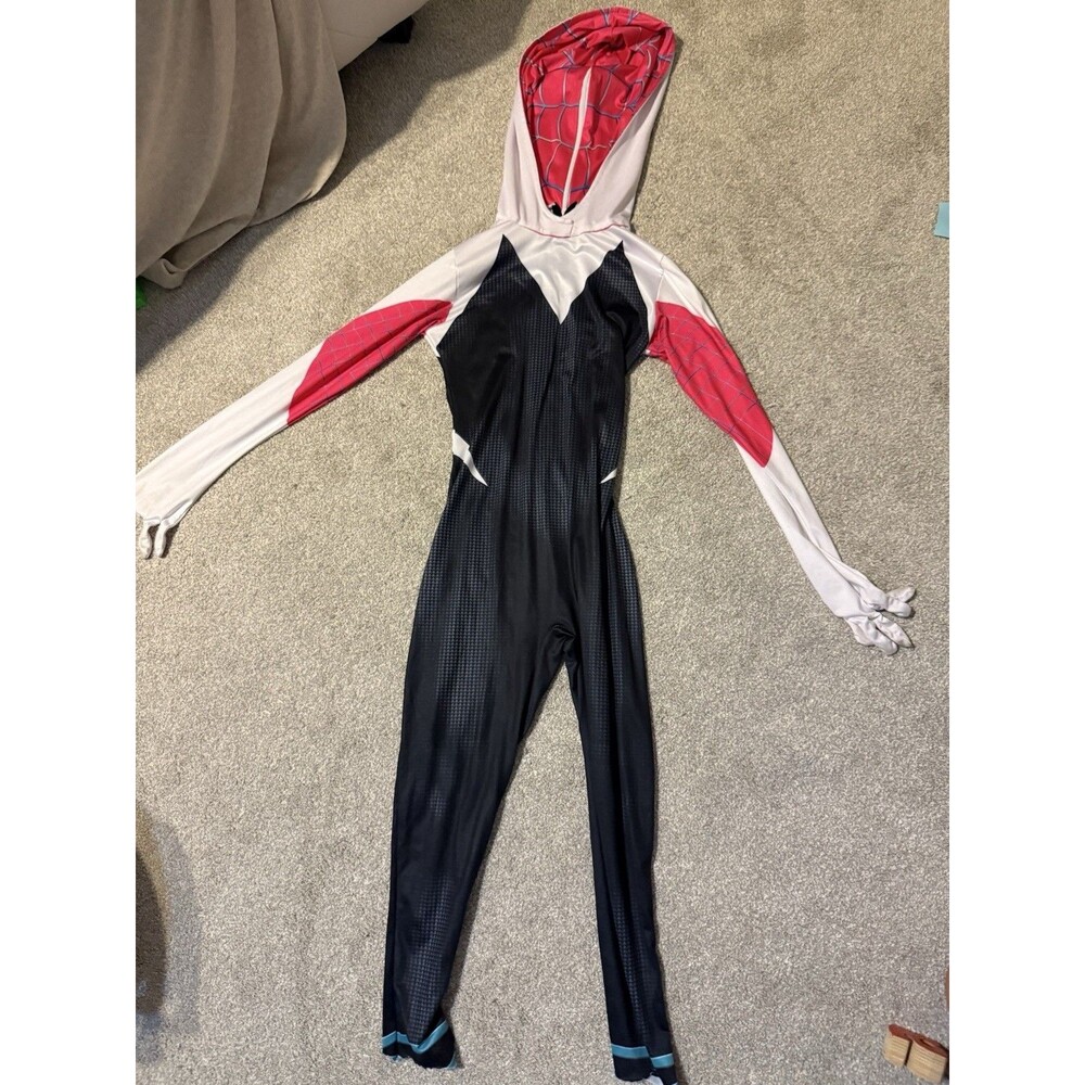 Rubies Child Ghost Spider Costume for Girls Marvel Large Spiderman